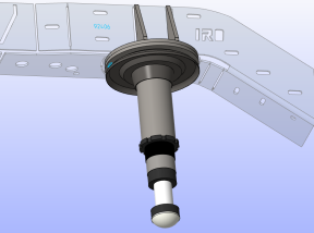 WJ Rear Upper Coil Mount with Hydro Bump Mount